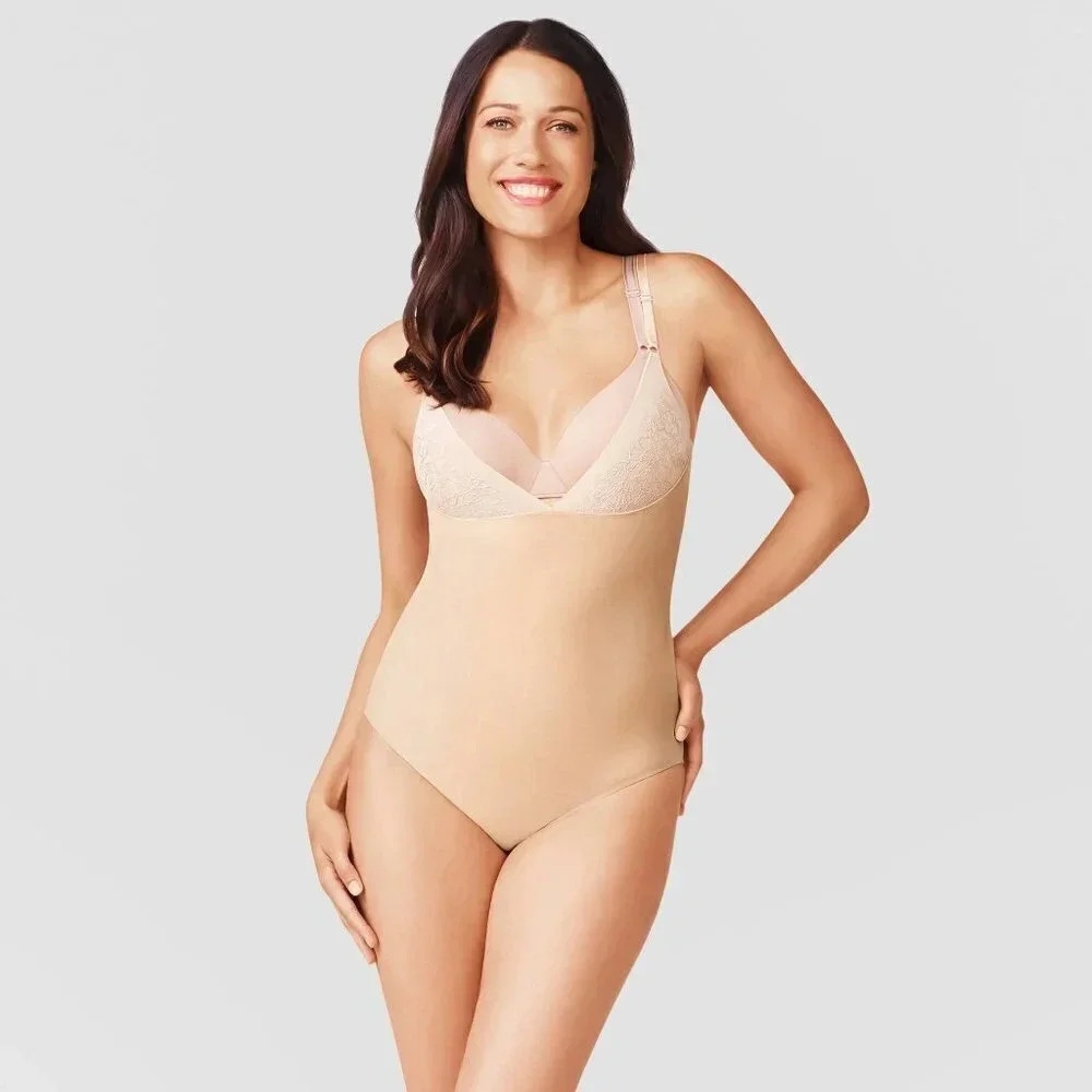 SMALL Simply‎ Perfect WT1146 Warner's Mesh Bodysuit